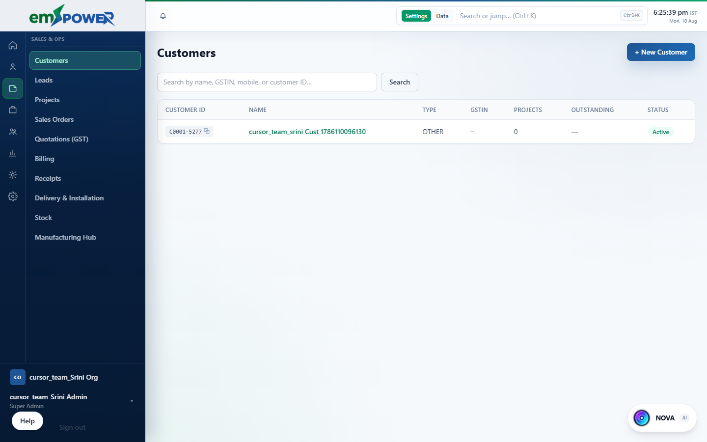 emPOWER customers list